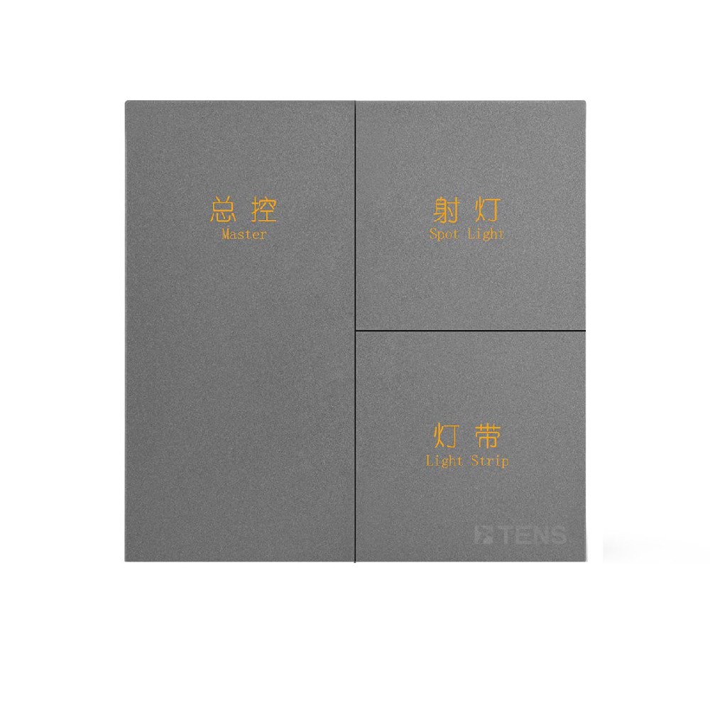 One-position three-way switch